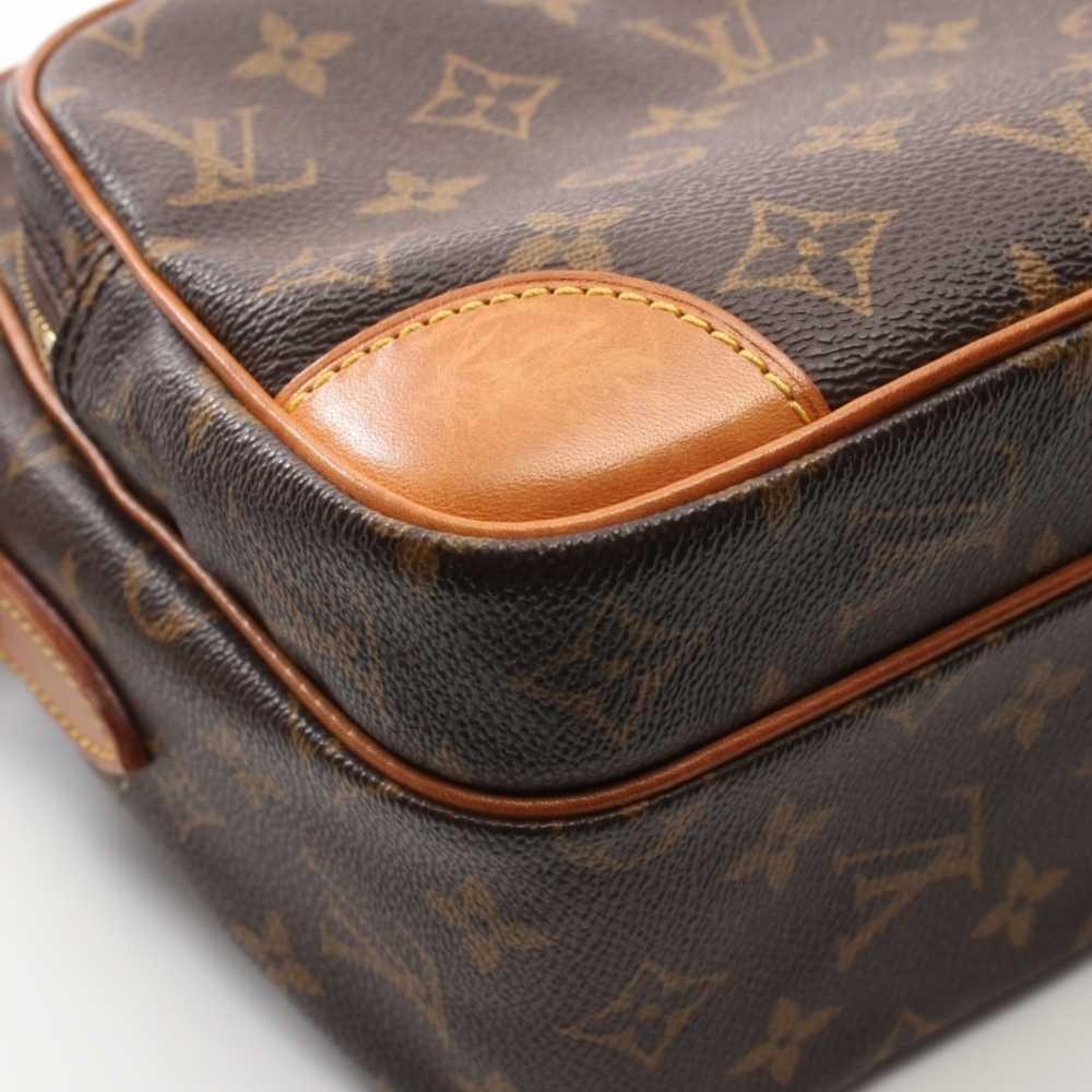 Louis Vuitton Monogram Shoulder Bag Leather Brown - Picture 5 of 7